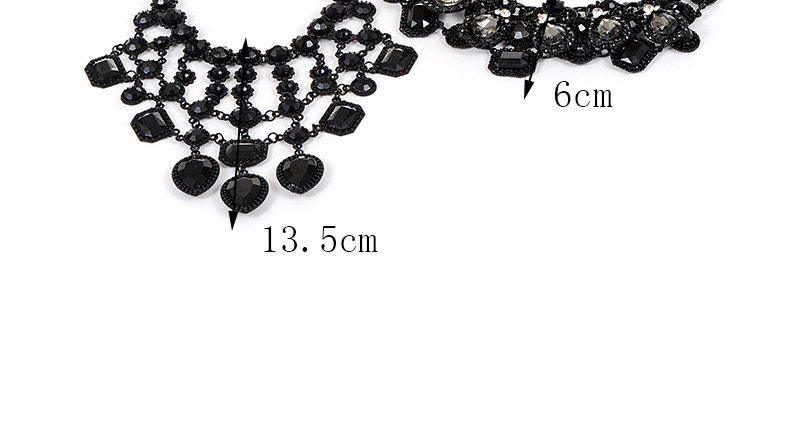 Fashion Black Pure Color Decorated Necklace,Jewelry Sets