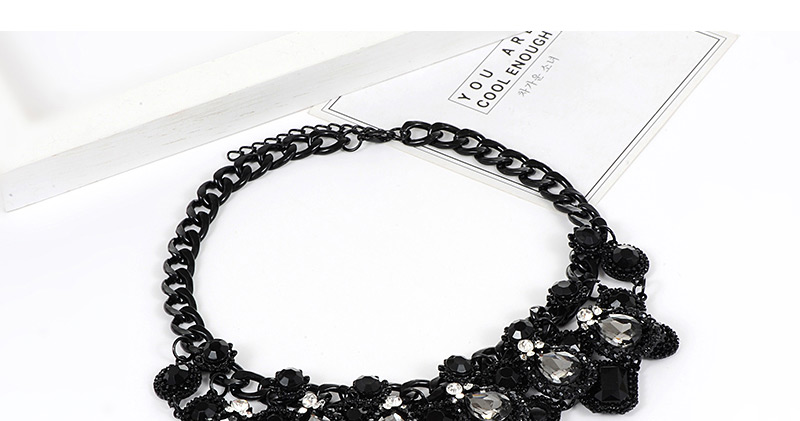 Fashion Black Pure Color Decorated Necklace,Jewelry Sets