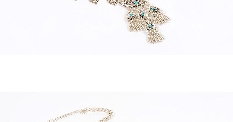 Fashion Multi-color Leaf Shape Decorated Necklace,Jewelry Sets