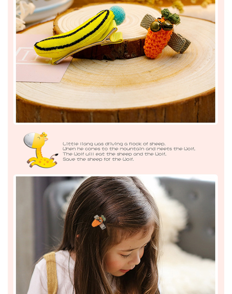 Lovely Orange Bells&carrots Decorated Hair Band,Kids Accessories