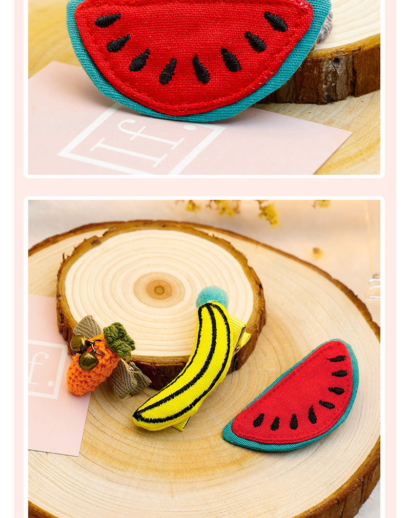 Lovely Red Watermelon Shape Decorated Hairpin,Kids Accessories