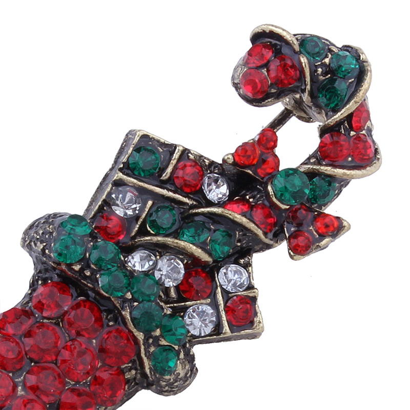 Lovely Red Christmas Socks Decorated Brooch,Korean Brooches