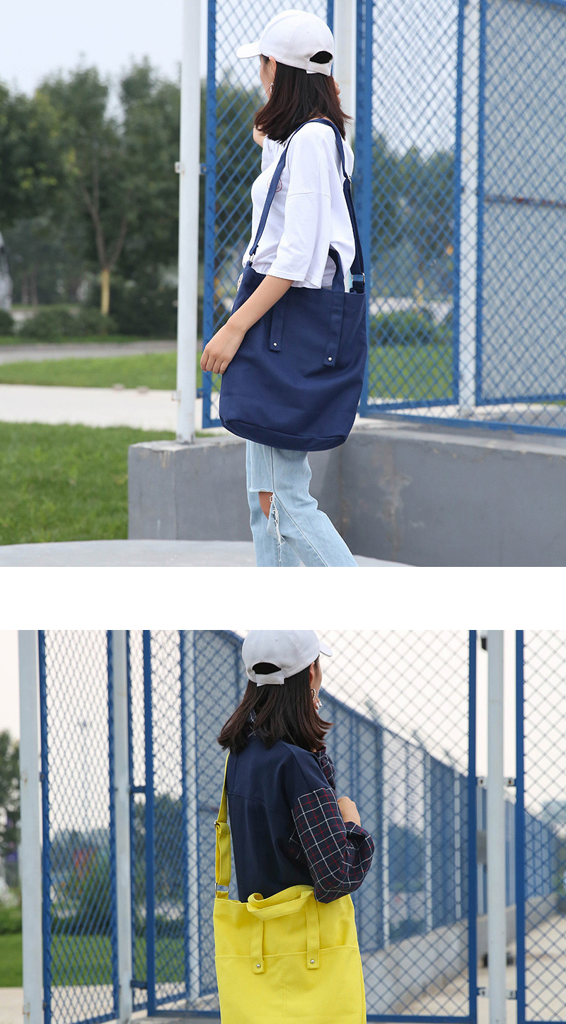 Fashion White Pure Color Decorated Environmental Shoulder Bag,Messenger bags