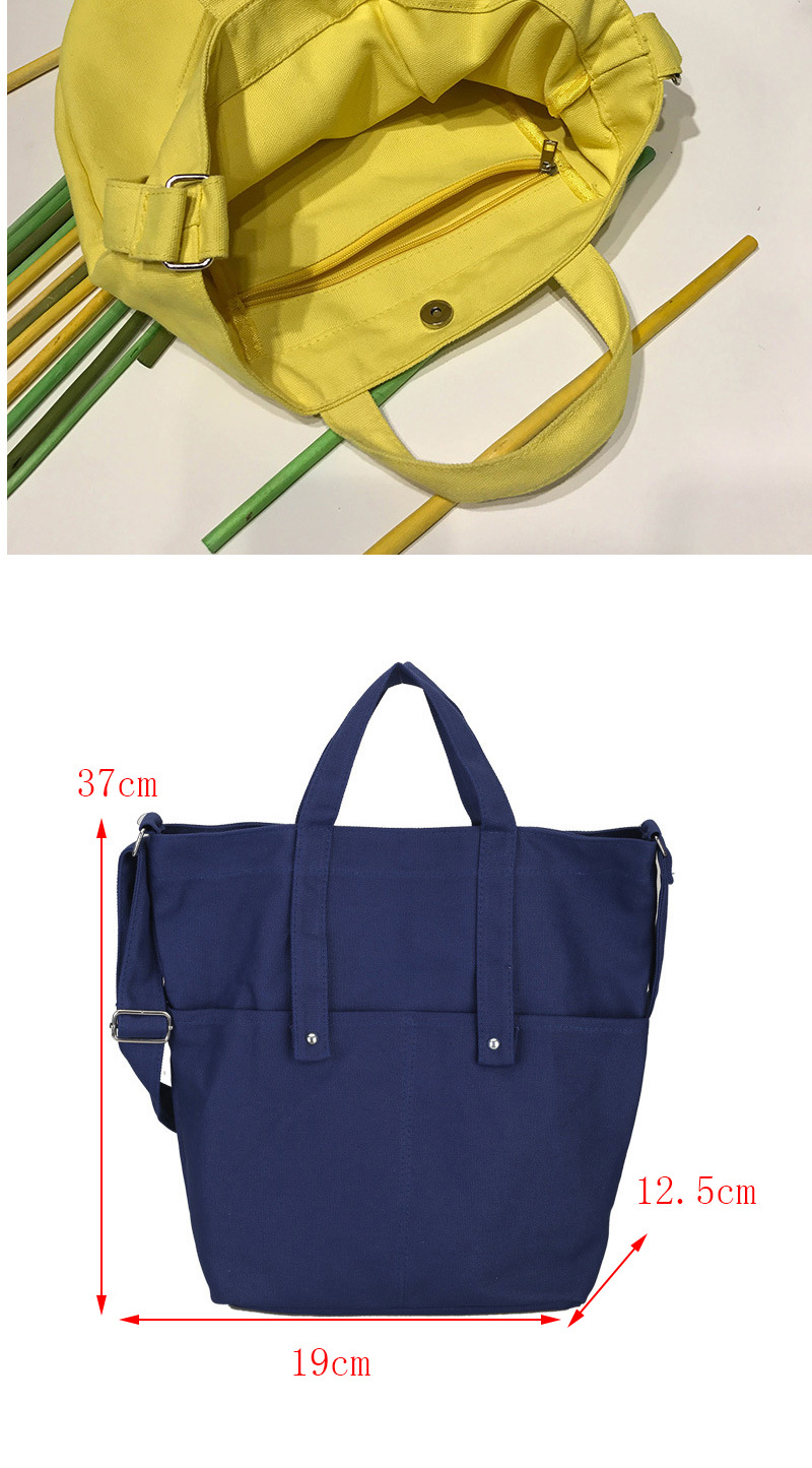 Fashion Yellow Pure Color Decorated Environmental Shoulder Bag,Messenger bags