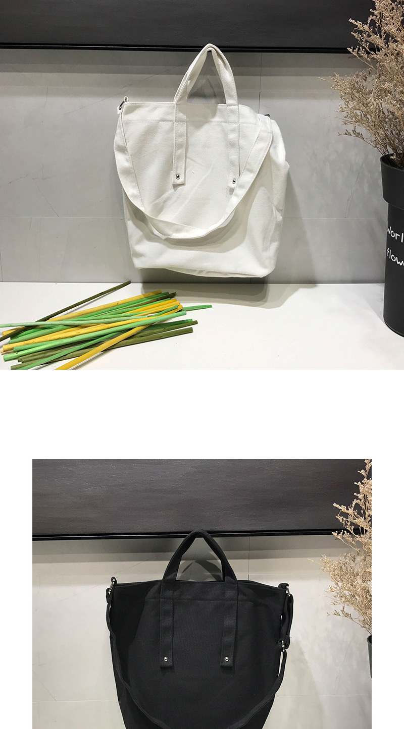 Fashion Black Pure Color Decorated Environmental Shoulder Bag,Messenger bags