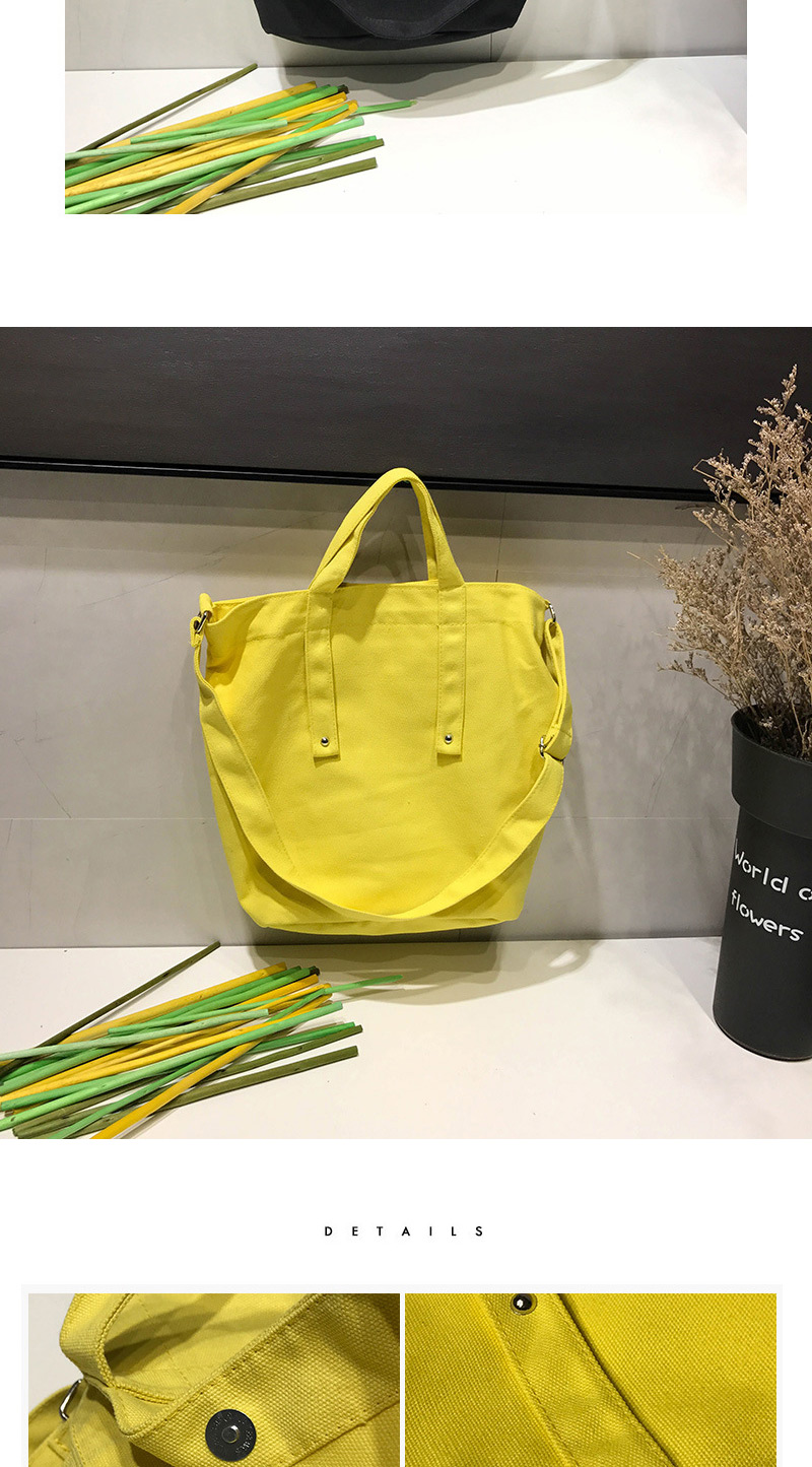 Fashion Navy Pure Color Decorated Environmental Shoulder Bag,Messenger bags