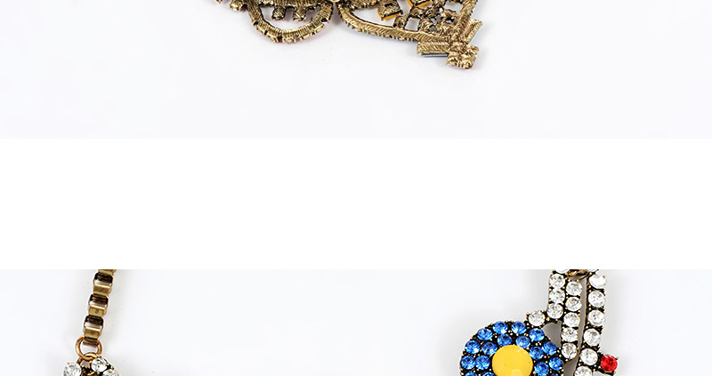 Fashion Multi-color Round Shape Decorated Necklace,Bib Necklaces