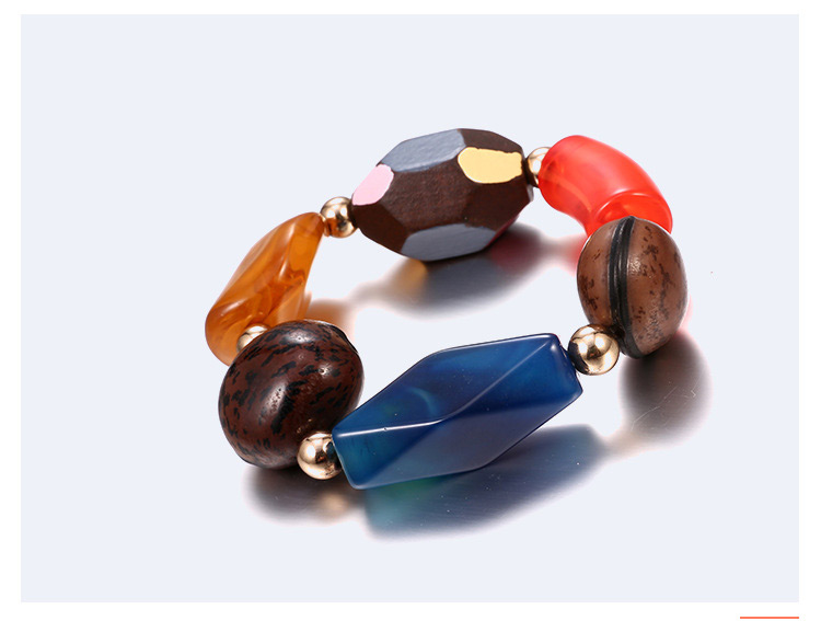 Fashion Multi-color Stone Shape Decorated Bracelet,Fashion Bracelets