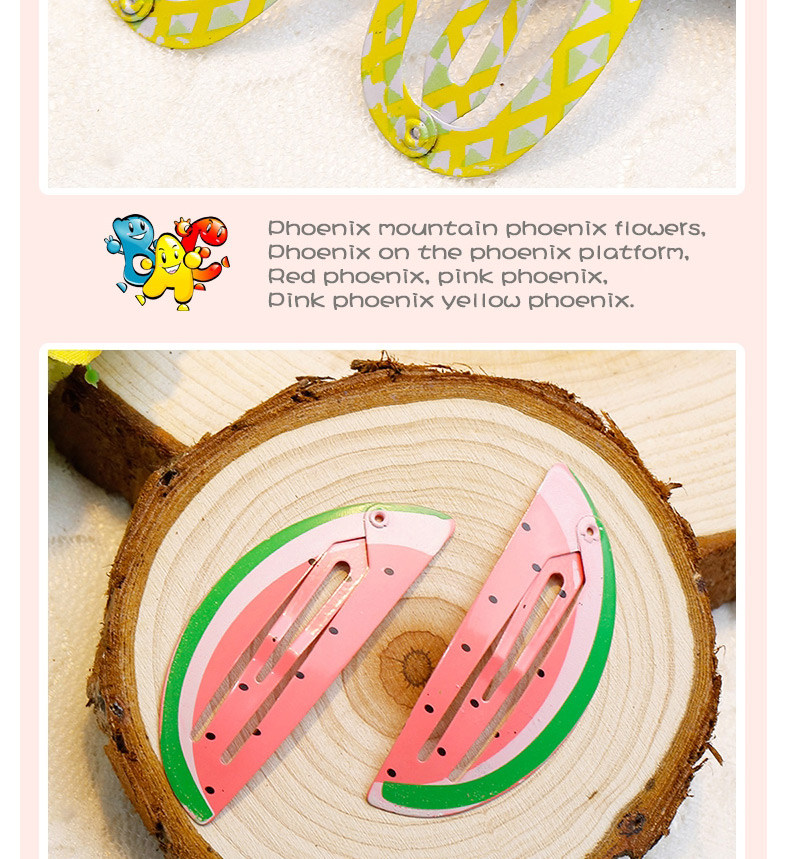 Cute Pink Bird Shape Decorated Children Hairpin,Kids Accessories