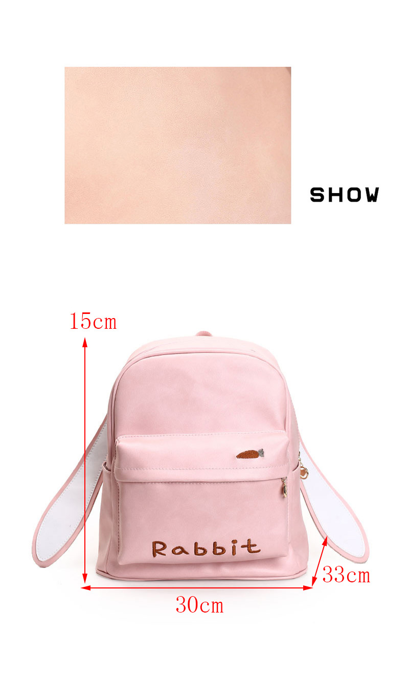 Fashion White Cat Ear Shape Decorated Backpack,Backpack