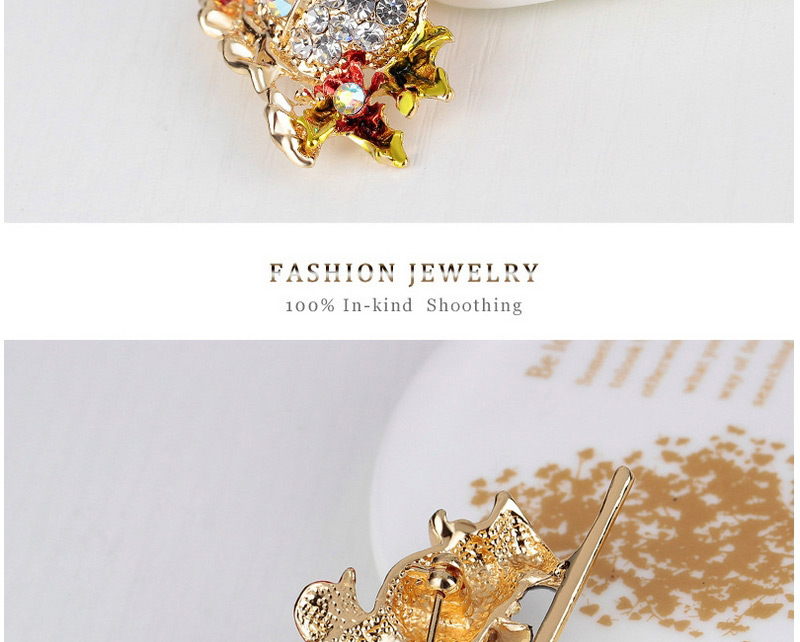 Fashion Gold Color Snowman Shape Decorated Brooch,Korean Brooches