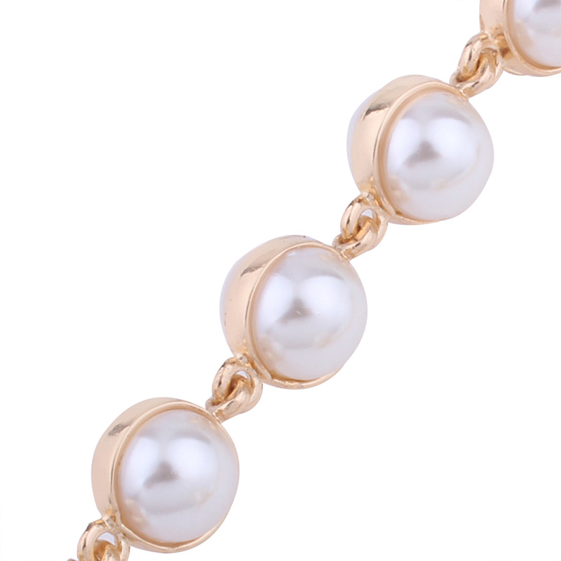 Elegant White Round Shape Decorated Long Earrings,Drop Earrings