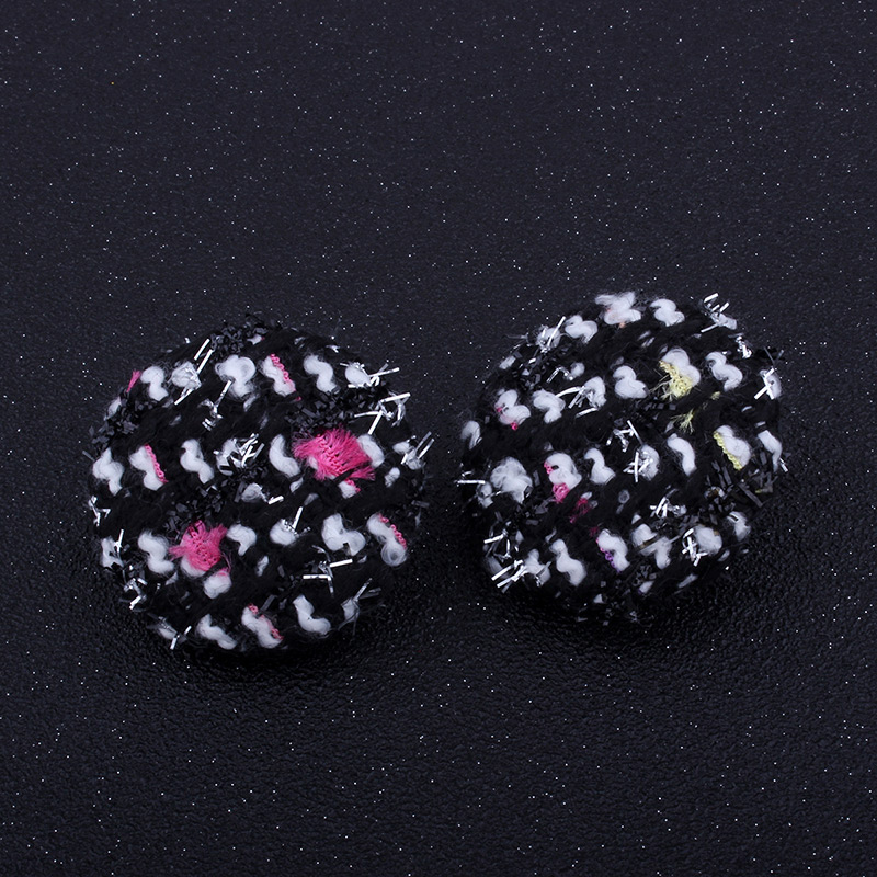 Vintage White+black Color-matching Decorated Earrings,Stud Earrings