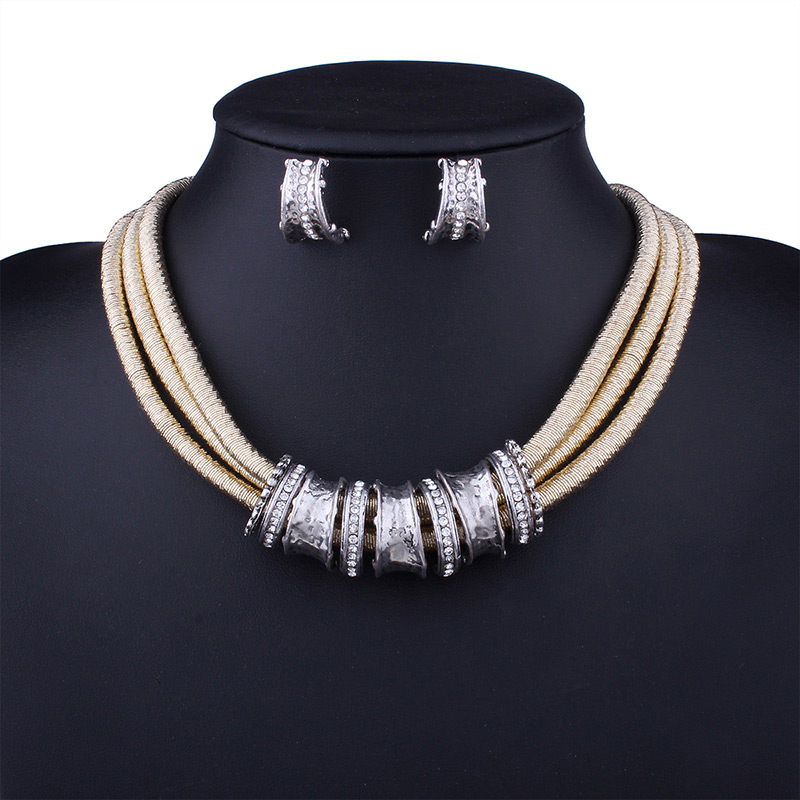 Fashion Gold Color Pure Color Decorated Jewelry Set,Jewelry Sets