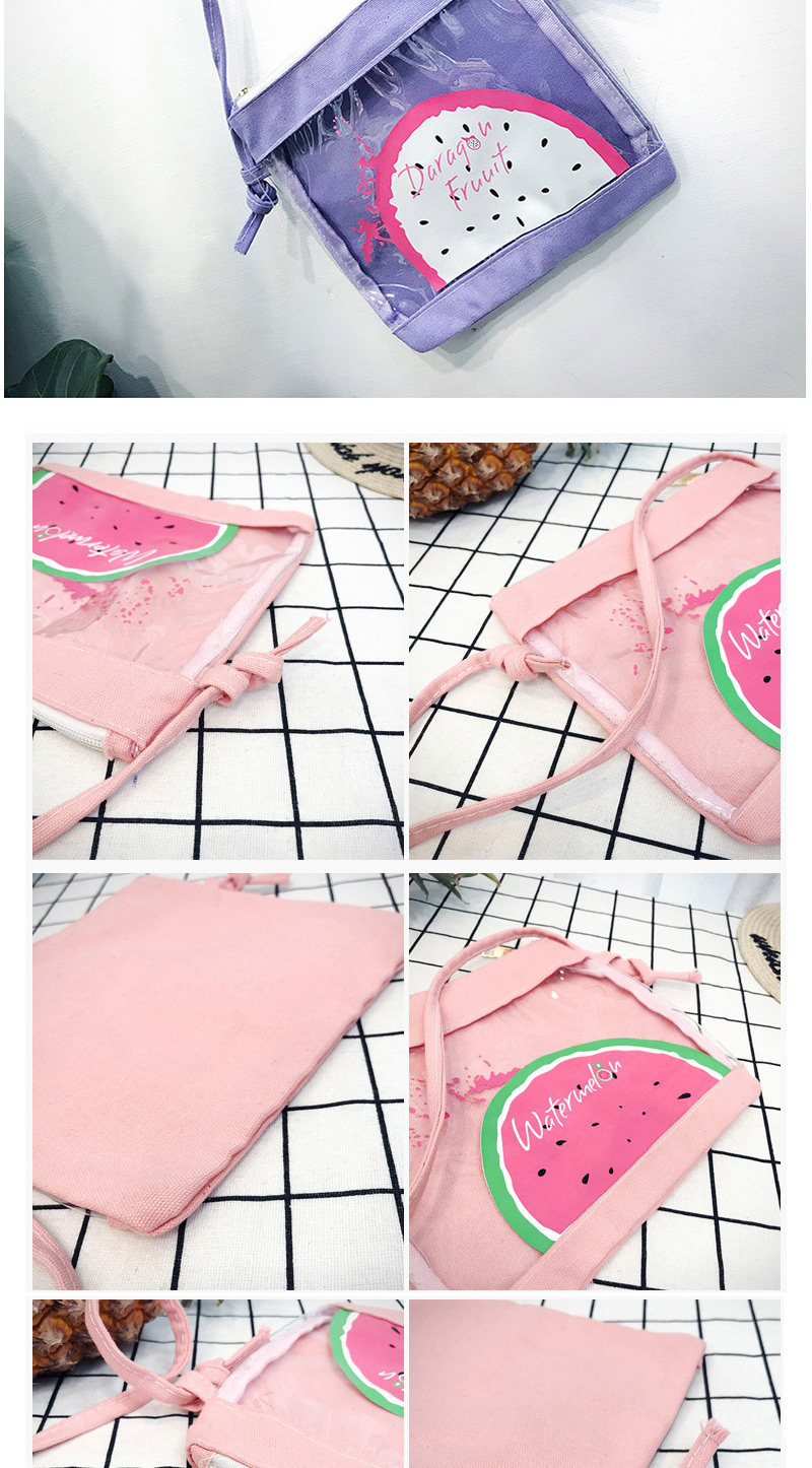 Fashion Pink Watermelon Pattern Decorated Shoulder Bag,Messenger bags