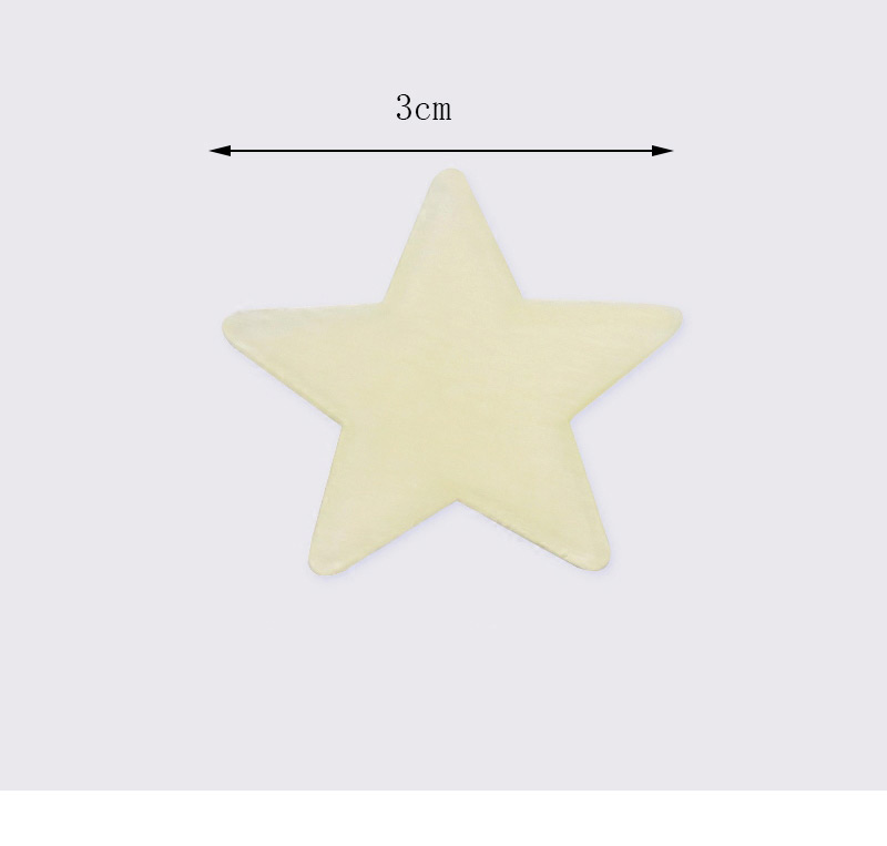 Fashion Yellow Star Shape Decorated Wall Sticker (100 Pcs),Household goods