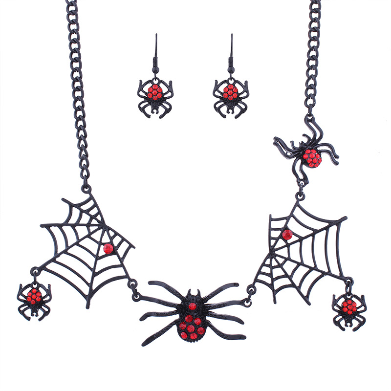 Fashion Black Cobweb&spider Decorated Jewelry Sets,Jewelry Sets