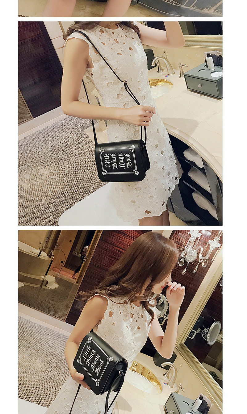 Fashion White Pure Color Decorated Shoulder Bag  Pu,Messenger bags