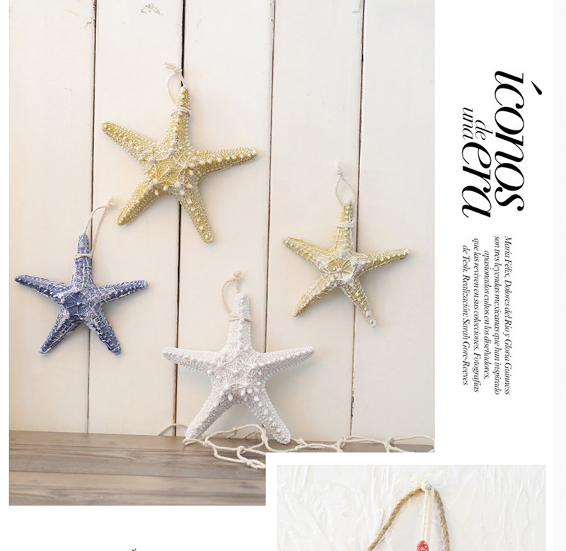 Fashion Red Starfish Shape Decorated Hook Ornaments(small),Household goods
