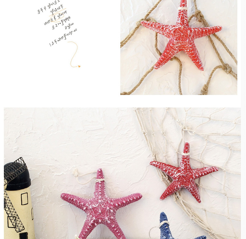 Fashion Dark Blue Starfish Shape Decorated Hook Ornaments(small),Household goods