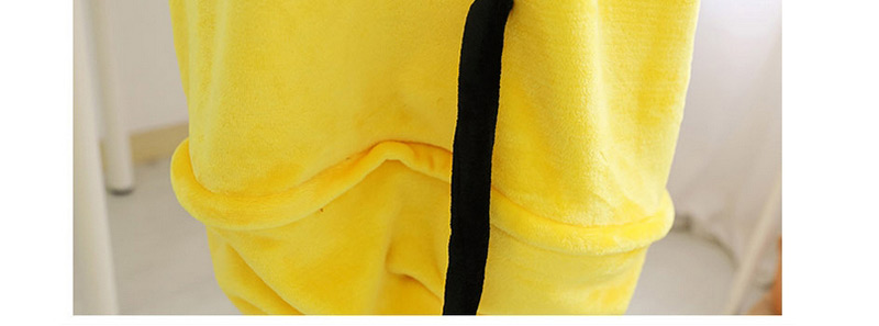 Trendy Yellow Cartoon Dog Shape Decorated Siamese Pajamas,Cartoon Pajama
