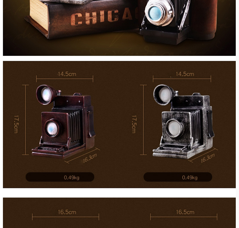 Fashion Dark Red Camera Shape Decorated Home Furnishings,Household goods
