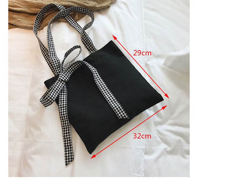 Fashion Black Bowknot Decorated Simple Shoulder Bag,Messenger bags