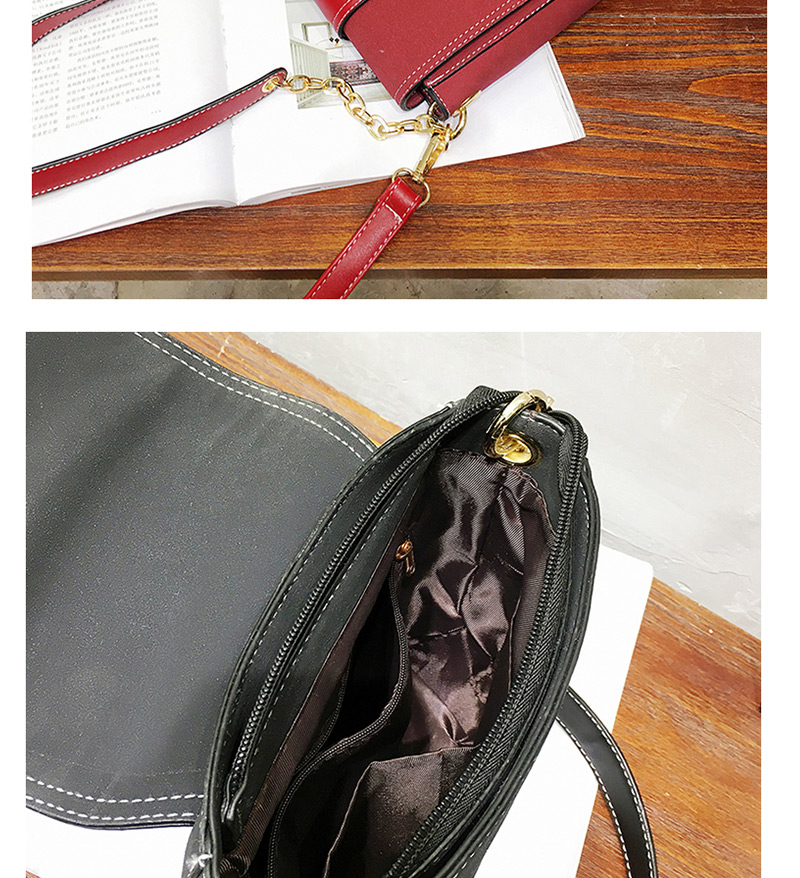 Vintage Black Square Shape Decorated Bag,Shoulder bags