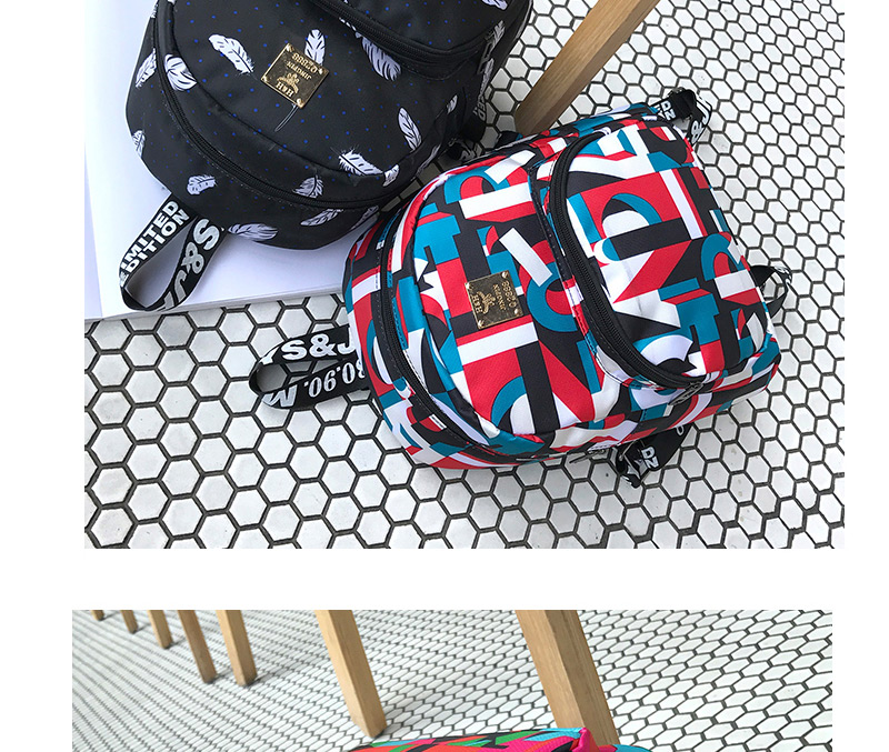 Fashion Multi-color Metal Square Shape Decorated Backpack,Backpack