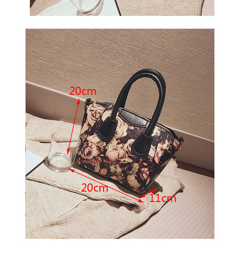 Elegant Brown Narcissus Shape Decorated Bag,Handbags