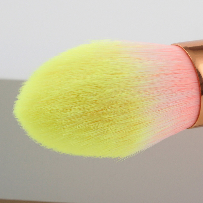 Fashion Black+yellow Color-matching Decorated Brush,Beauty tools