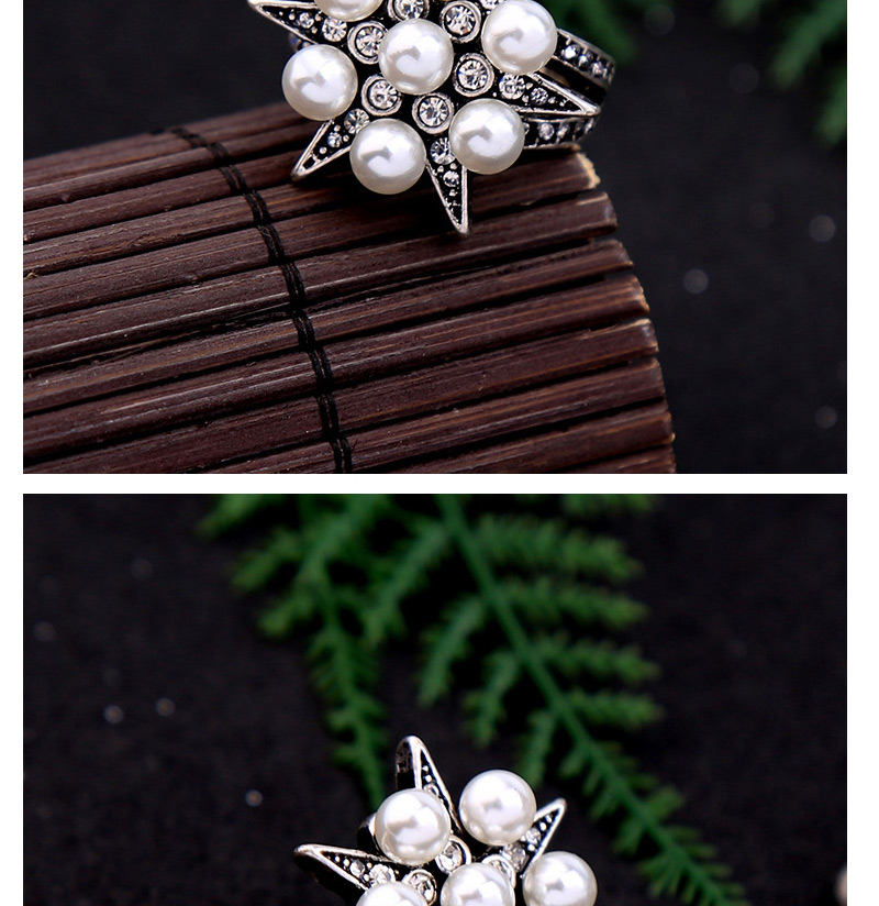 Trendy Silver Color Star Shape Decorated Simple Ring,Fashion Rings