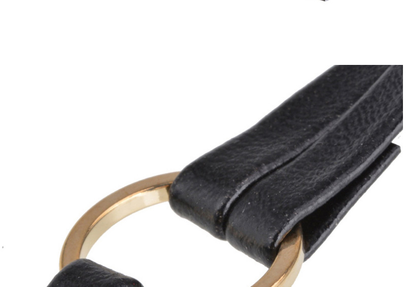 Elegant Black Circular Ring Decorated Multi-layer Choker,Multi Strand Necklaces