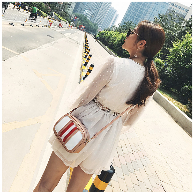 Fashion Brown Color-matching Decorated Bag,Shoulder bags