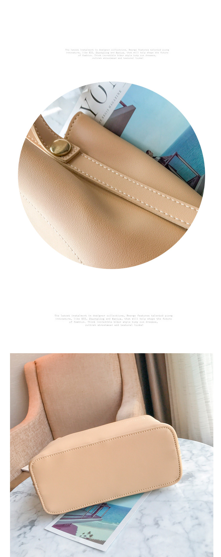 Fashion Black Square Shape Design Pure Color Handbag,Messenger bags
