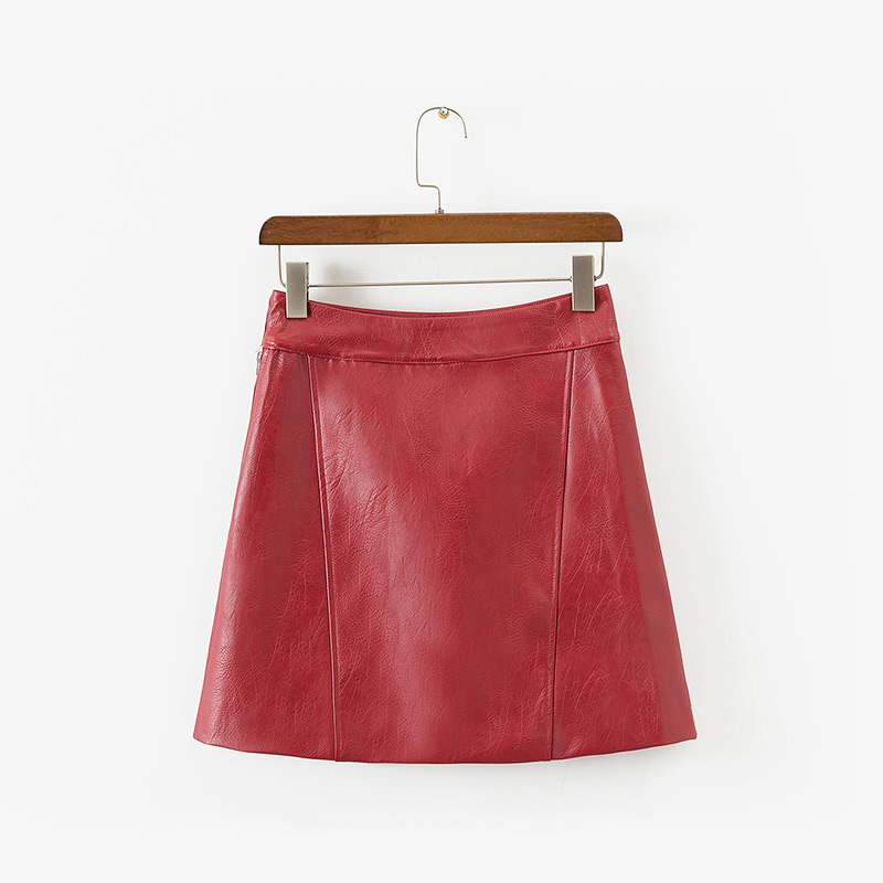 Fashion Red Round Shape Decorated Skirt,Skirts