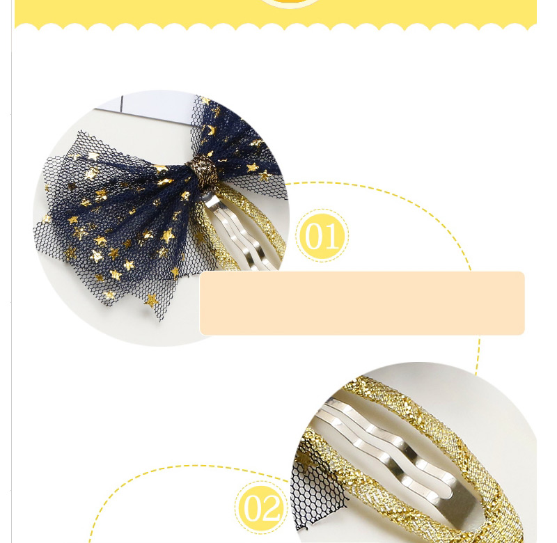 Sweet Beige Bowknot Shape Decorated Hairpin,Kids Accessories