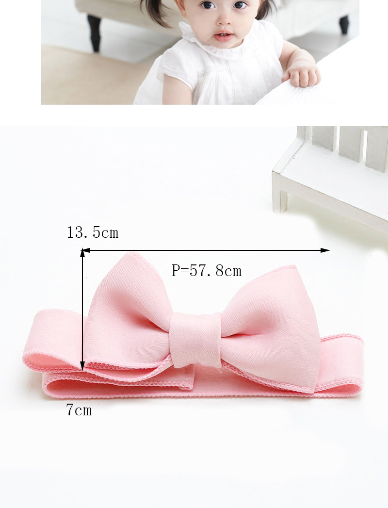 Lovely Gray Bowknot Decorated Pure Color Hair Band,Kids Accessories