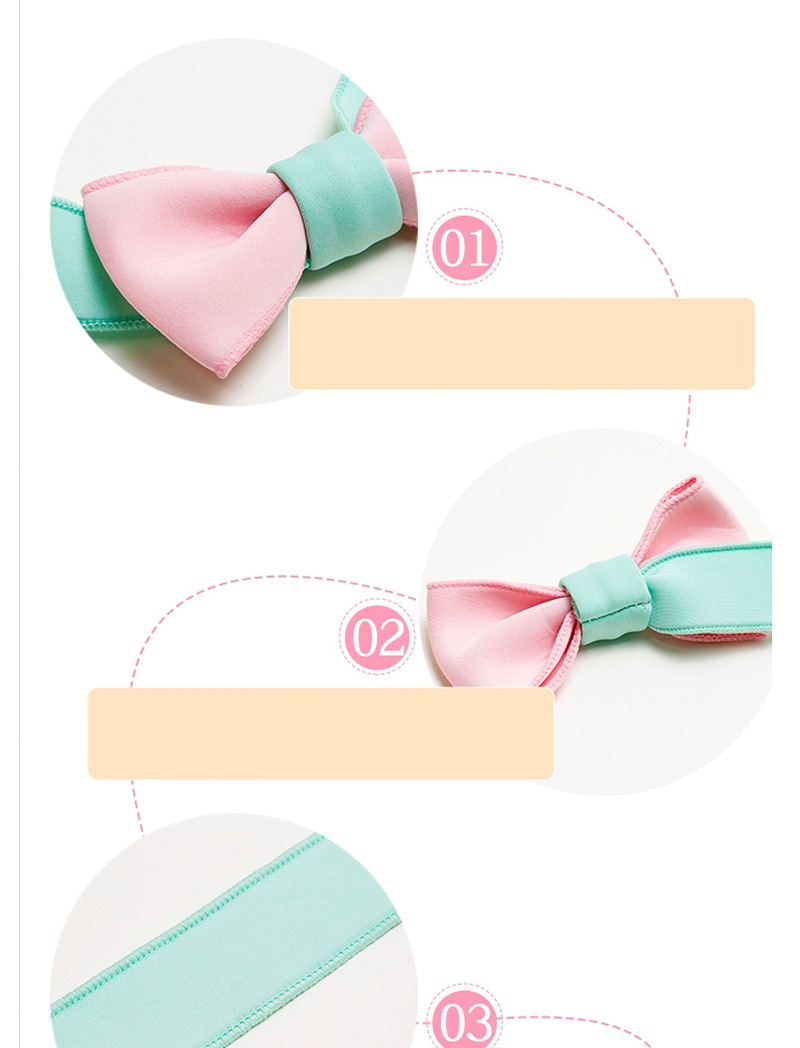 Lovely Pink Bowknot Decorated Pure Color Hair Band,Kids Accessories
