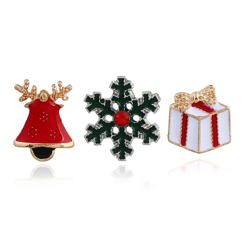 Fashion Red+white Bells&snowflakes Decorated Simple Brooch,Korean Brooches