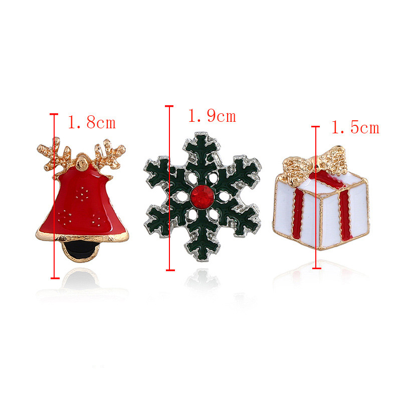 Fashion Red+white Bells&snowflakes Decorated Simple Brooch,Korean Brooches