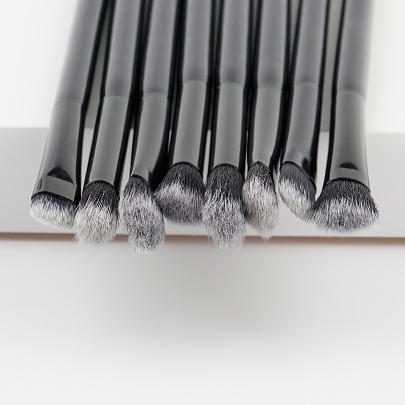 Fashion Black Pure Color Decorated Makeup Brush ( 8 Pcs ),Beauty tools