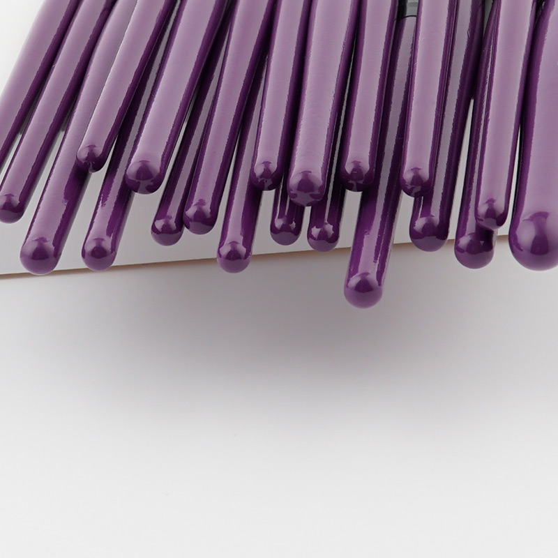 Fashion Purple Pure Color Decorated Makeup Brush ( 20 Pcs ),Beauty tools