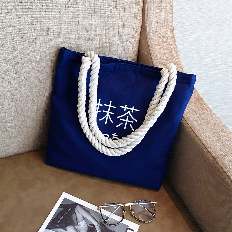 Trendy Dark Blue Letter Pattern Decorated Handbag,Messenger bags