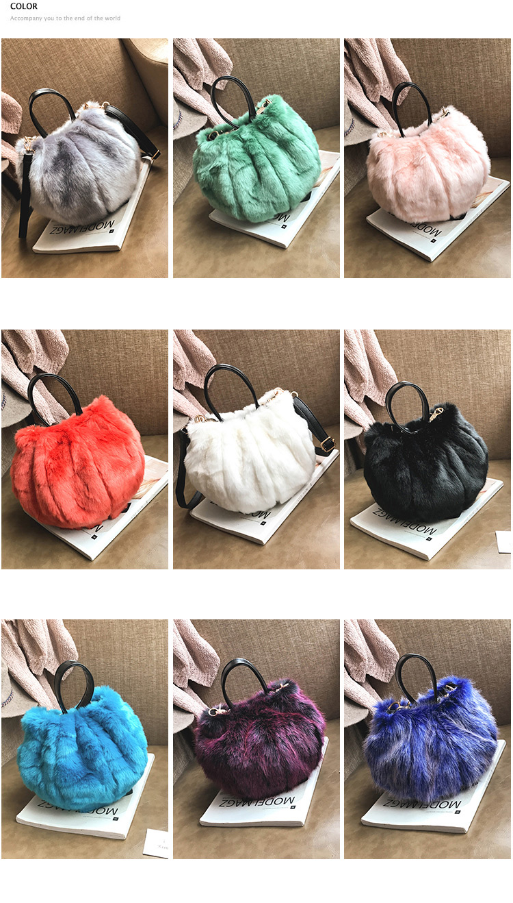 Trendy Blue Pure Color Decorated Simple Handbag,Handbags