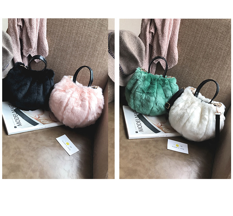 Trendy Black Pure Color Decorated Simple Handbag,Handbags