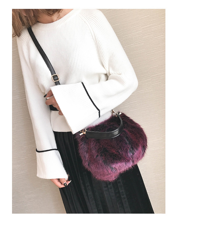 Trendy Pink Pure Color Decorated Simple Handbag,Handbags