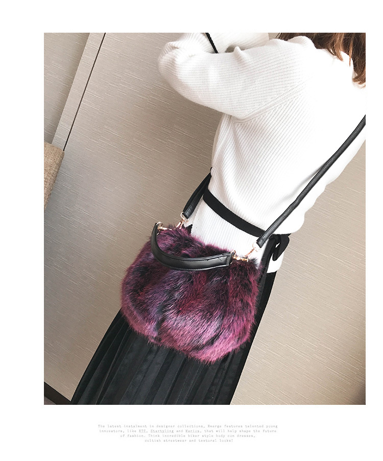 Trendy Purple Pure Color Decorated Simple Handbag,Handbags