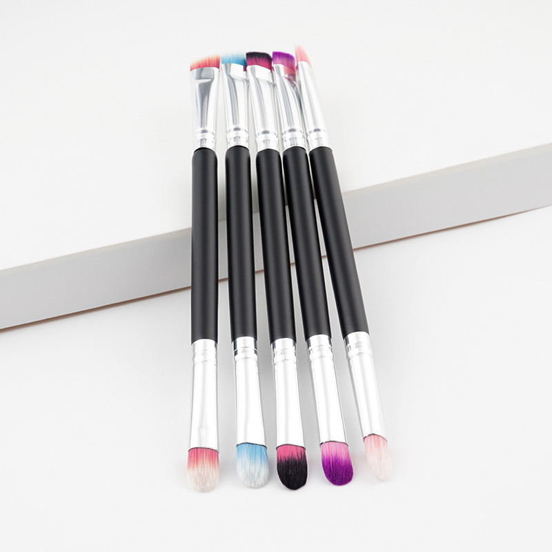 Trendy Pink+purple Color Matching Decorated Eye Shadow Brush(1pc),Beauty tools