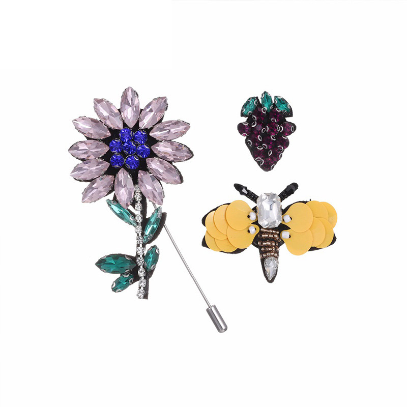 Fashion Multi-color Insect Shape Design Simple Brooch,Korean Brooches